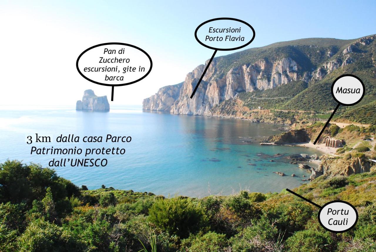 Willa La Casa Del Mare Tanca Piras Nebida Zewnętrze zdjęcie